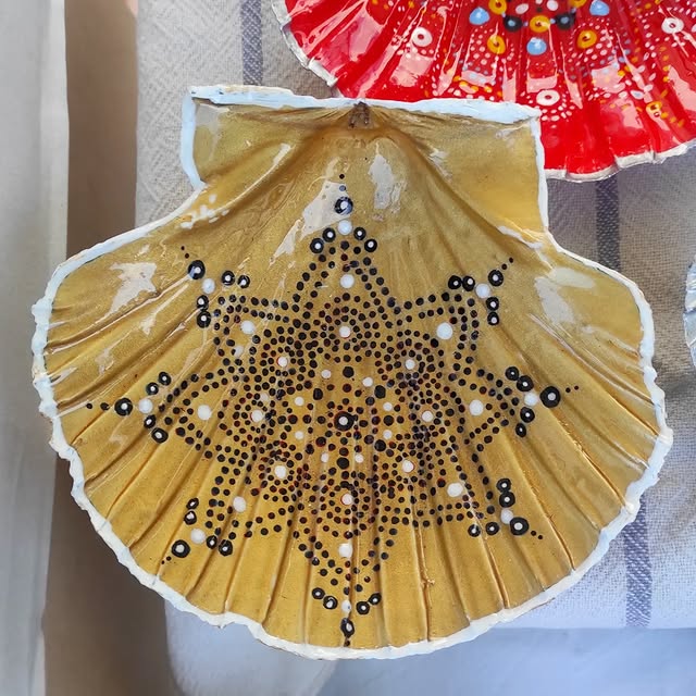 Concha decorada
