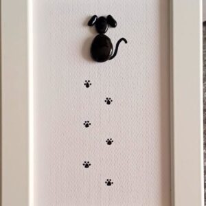 Cuadrito Perro Huellas-250707